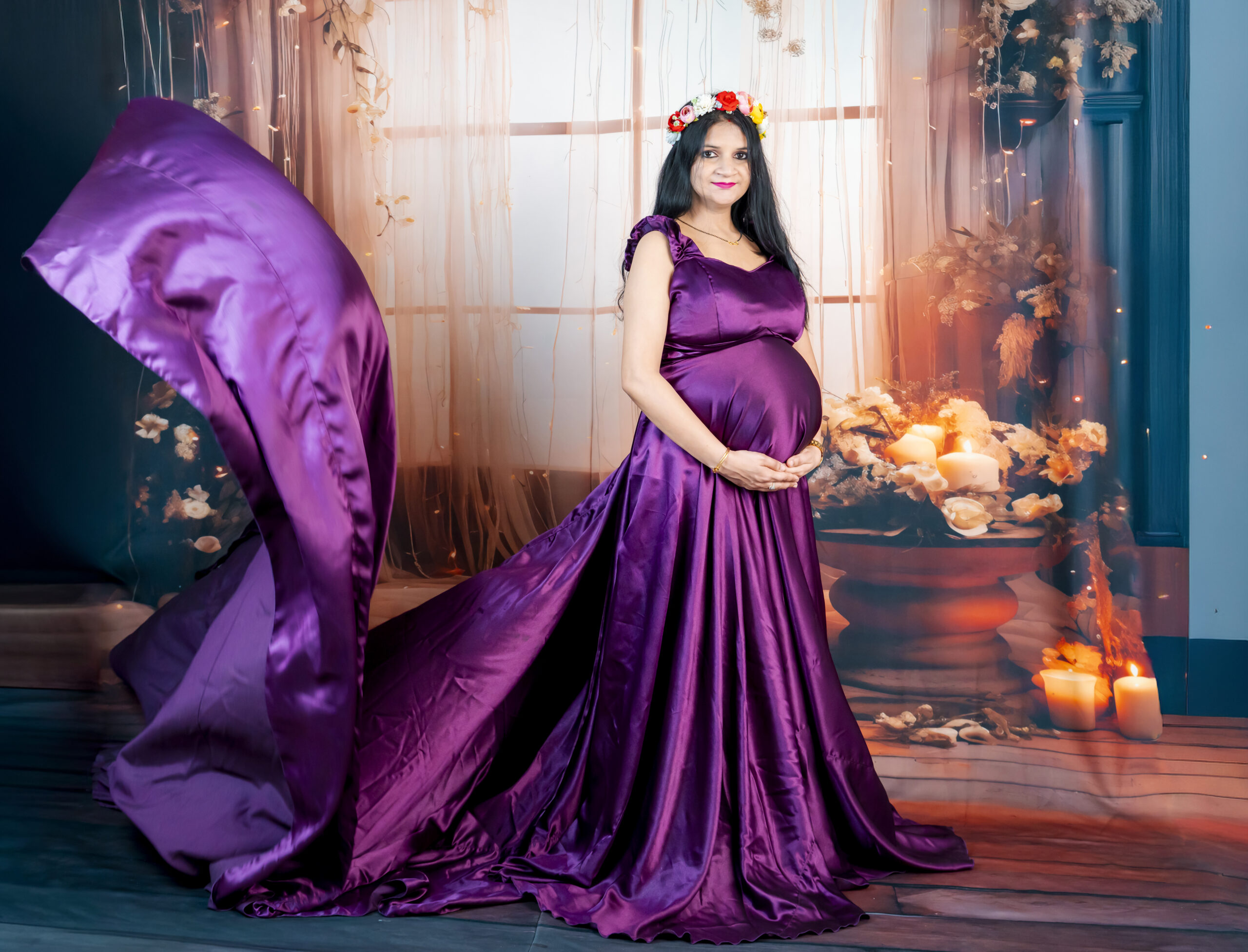 Maternity l Solo with Background 7386x5634